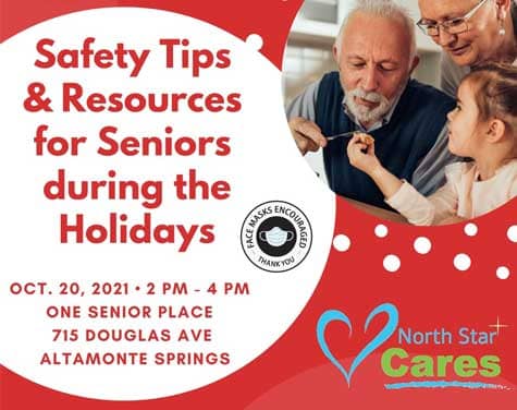 Safety tips resources for seniors during the holidays