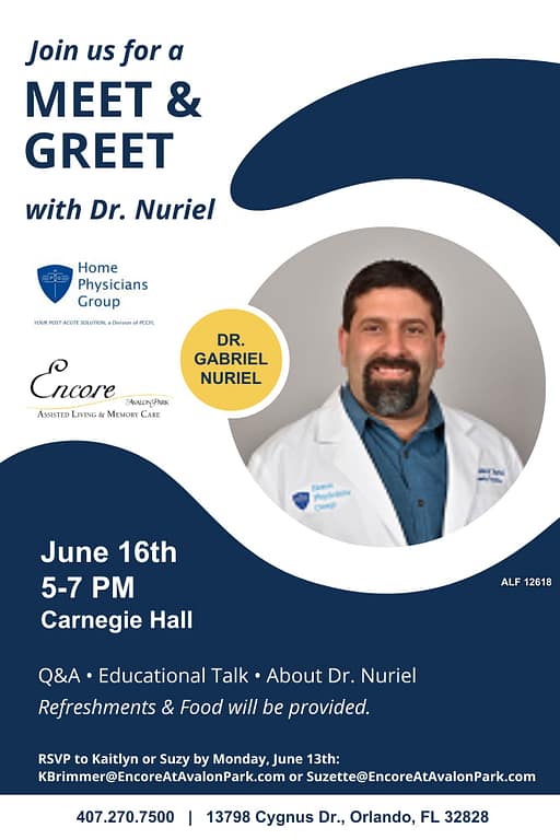 Meet & Greet Dr Nuriel