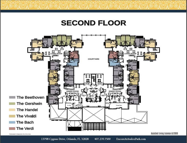 Second Floor, floor plan